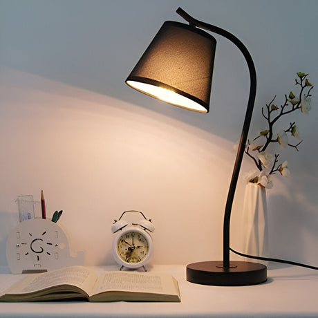 Linea Wood LED Bordslampa – Modern Minimalistisk Säng & Skrivbordslampa Hemnix