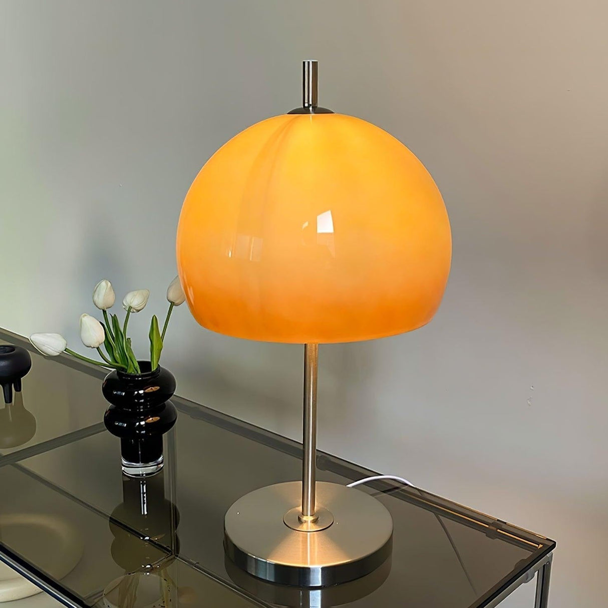 Minimalist Bauhaus Svamp Bords Lampa Carvallo
