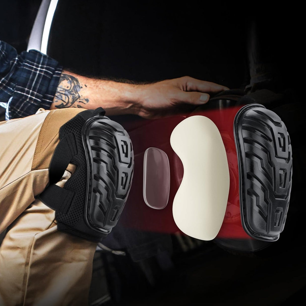 Slitstarka Knäskydd för Golvläggning, Målning & Trädgårdsarbete-Hemnix-Hemnix