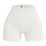 Ribbade Träningsshorts-Hemnix-Vit-S-Hemnix