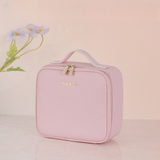 Carvallo LED-kosmetiktasche med spegel | Dimmbar belysning & fack | 26×23×11 cm | För resor & vardag Carvallo