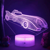 Lumi3D - LED Nattlampa med 3D Illusion för Barnrummet, USB Uppladdningsbar Carvallo