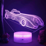 Lumi3D - LED Nattlampa med 3D Illusion för Barnrummet, USB Uppladdningsbar Carvallo