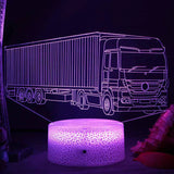 Lumi3D - LED Nattlampa med 3D Illusion för Barnrummet, USB Uppladdningsbar Carvallo