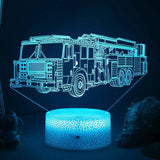 Lumi3D - LED Nattlampa med 3D Illusion för Barnrummet, USB Uppladdningsbar Carvallo