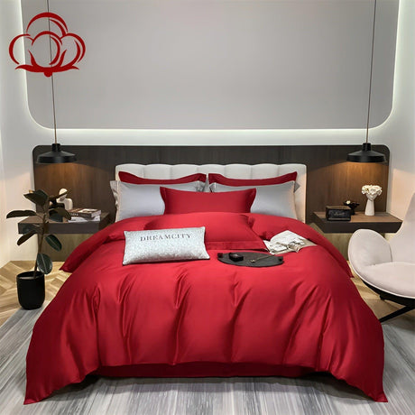 CuddleCloud Bäddsatser - Högkvalitativa sängöverdrag i mjuk bomull Carvallo