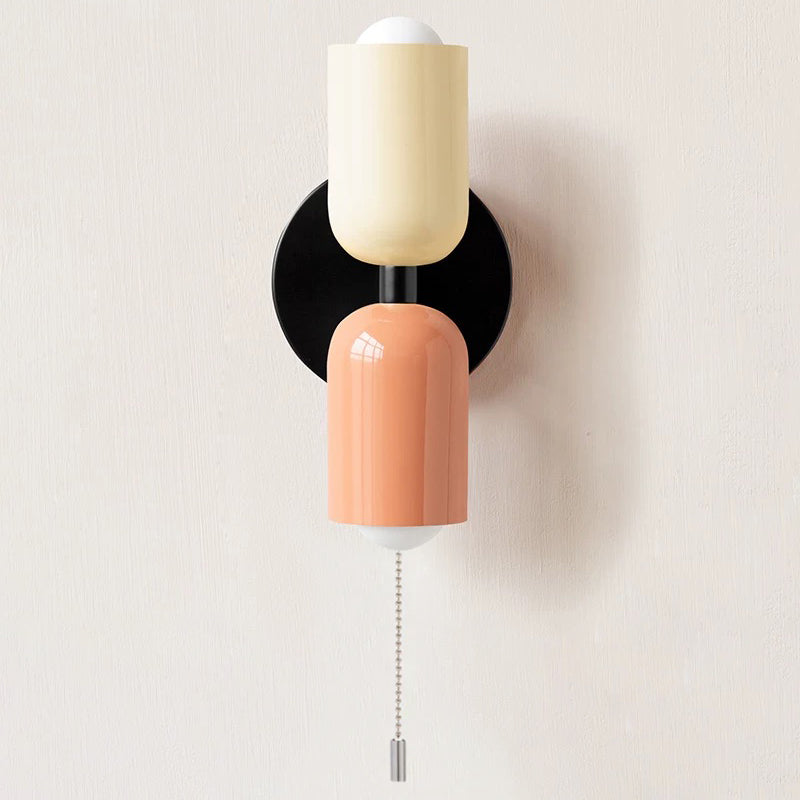 Vägglampa Modern Dubbel Glas Sconce Armatur Carvallo