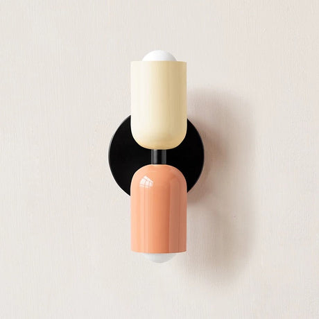 Vägglampa Modern Dubbel Glas Sconce Armatur Carvallo