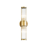 Vägglampa Guld Glas LED Inomhus Armatur Carvallo