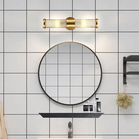 Vägglampa Guld Glas LED Inomhus Armatur Carvallo