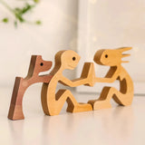 NatureWoods Ornament - Tierfigur gjord av trä Carvallo