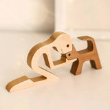 NatureWoods Ornament - Tierfigur gjord av trä Carvallo