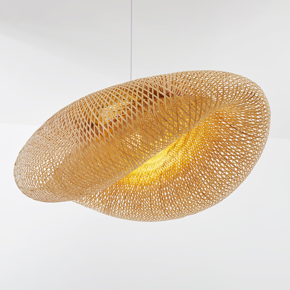 ZenBamboo LED Hänglampa Bollar av Bambu för Sovrum Carvallo