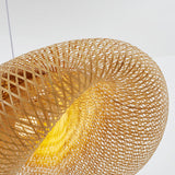 ZenBamboo LED Hänglampa Bollar av Bambu för Sovrum Carvallo