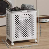 Hopfällbar tvättkorg — Rymlig hjulkorg för enkel transport MILA Sverige