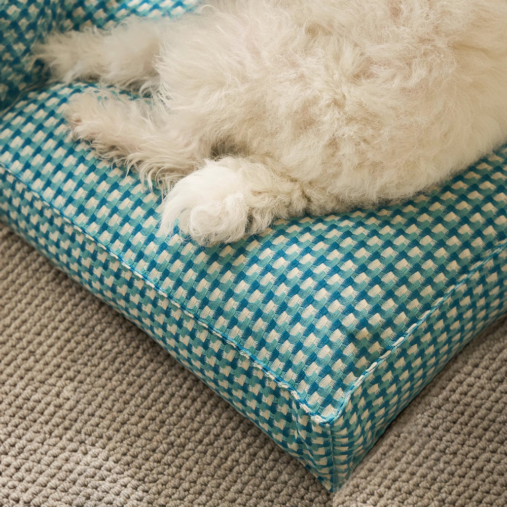 Vaffel Pluche Hundeseng Mjuk Stilig Ultra Mysig Tyg Carvallo