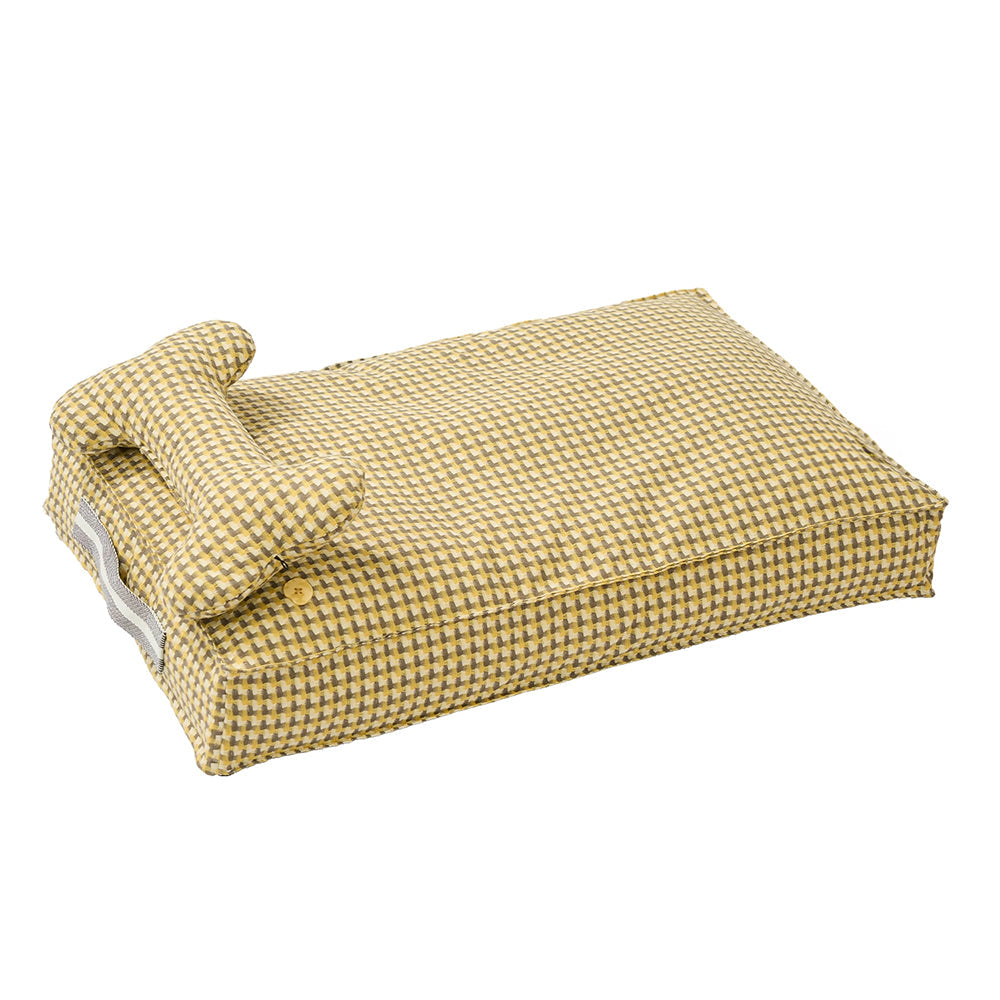 Vaffel Pluche Hundeseng Mjuk Stilig Ultra Mysig Tyg Carvallo