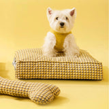 Vaffel Pluche Hundeseng Mjuk Stilig Ultra Mysig Tyg Carvallo