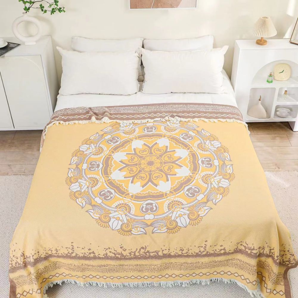 Wander Cotton Boho Mandala Filt Carvallo