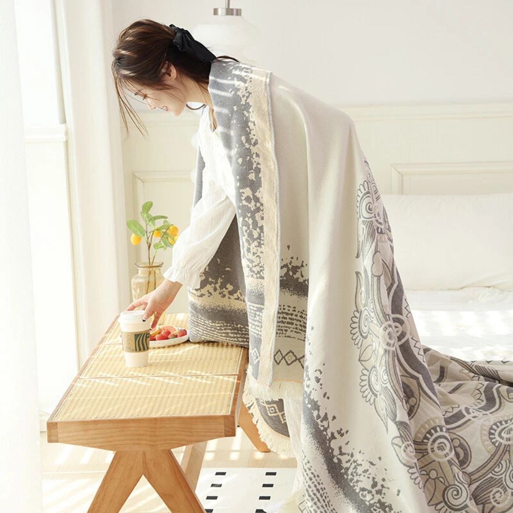 Wander Cotton Boho Mandala Filt Carvallo
