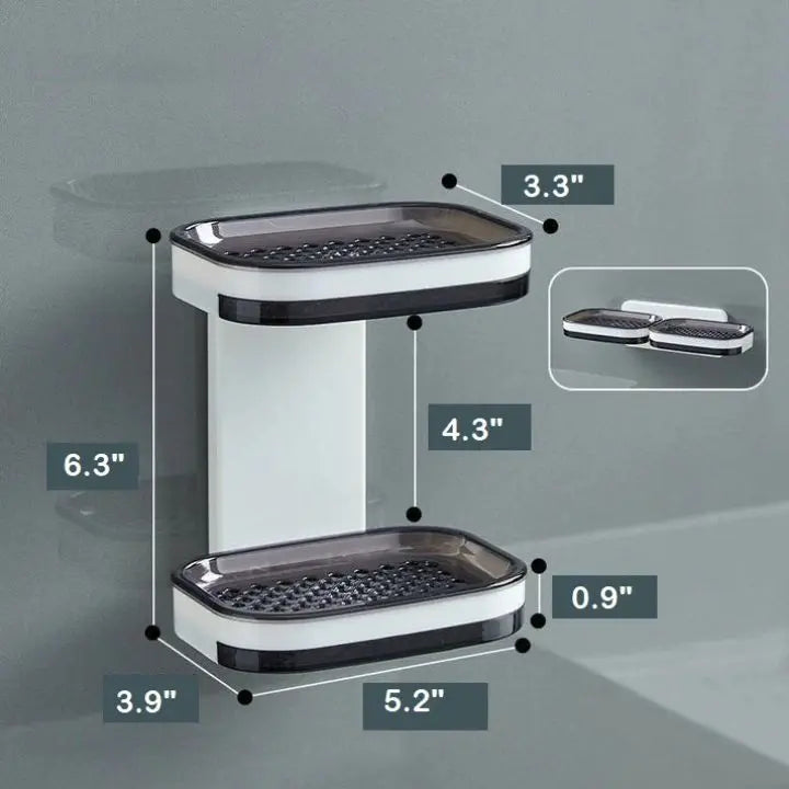 AquaFlow - Väggmonterad tvålhållare MILA Sverige