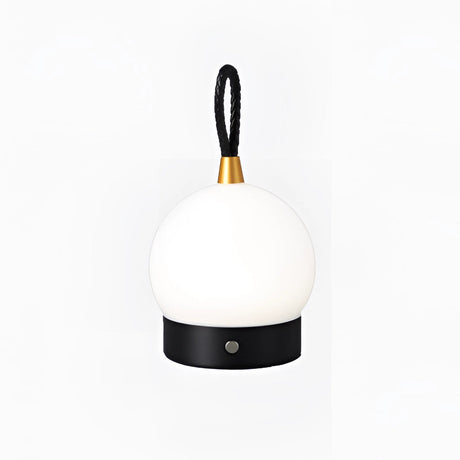 Vattentät, trådlös LED-bordslampa – Bärbar orb-design med snabbladdningsfunktion, för inomhus- och utomhusområden Carvallo