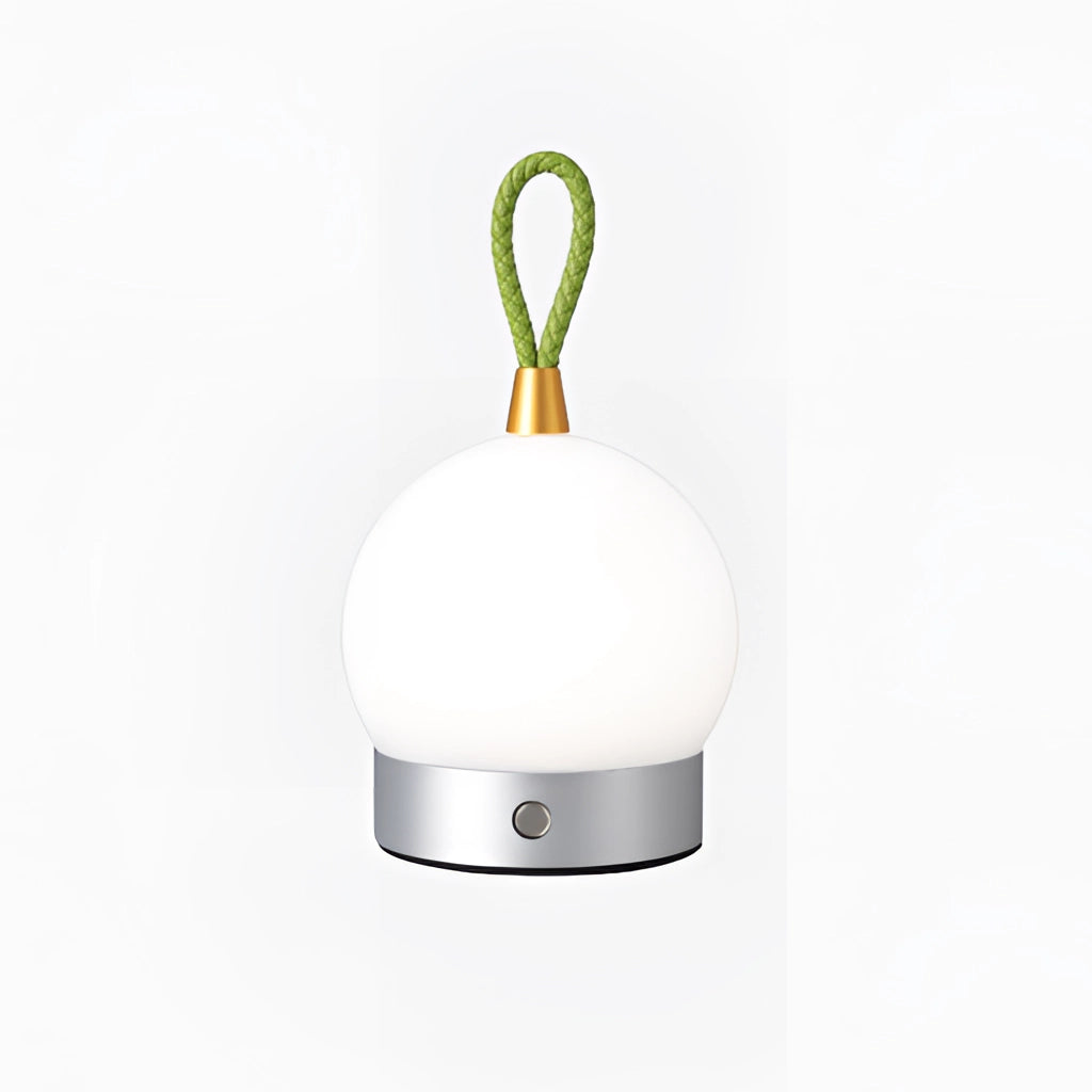 Vattentät, trådlös LED-bordslampa – Bärbar orb-design med snabbladdningsfunktion, för inomhus- och utomhusområden Carvallo
