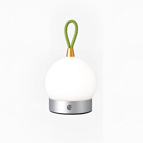 Vattentät, trådlös LED-bordslampa – Bärbar orb-design med snabbladdningsfunktion, för inomhus- och utomhusområden Carvallo