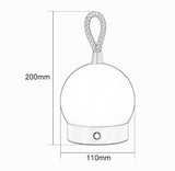 Vattentät, trådlös LED-bordslampa – Bärbar orb-design med snabbladdningsfunktion, för inomhus- och utomhusområden Carvallo