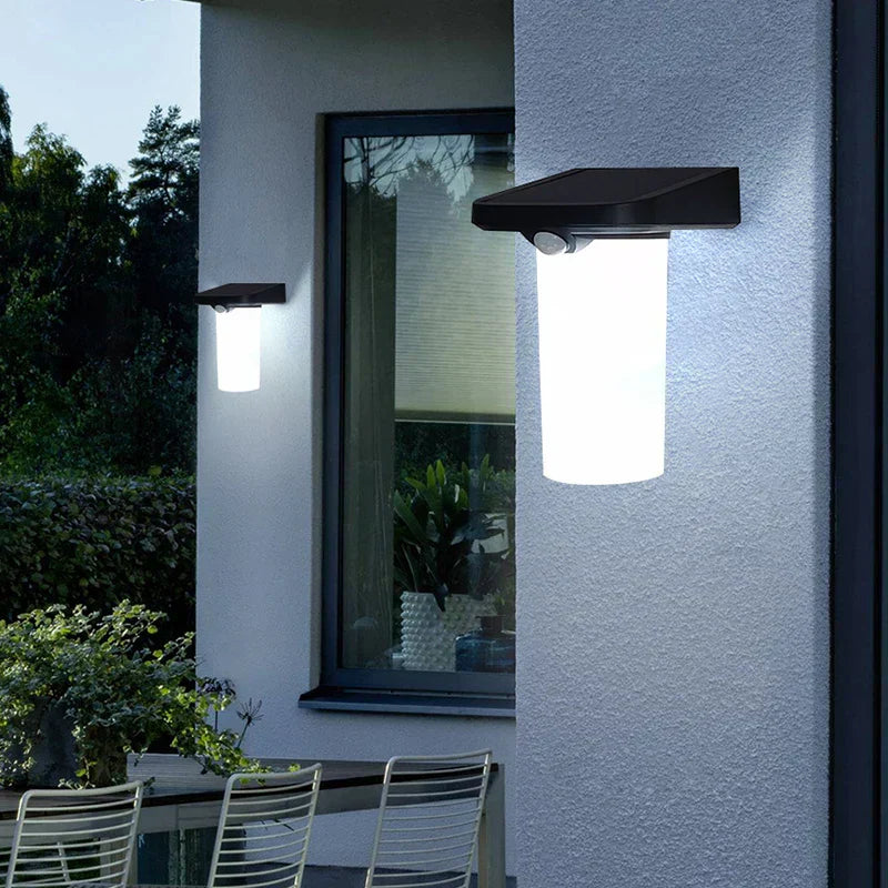 Carvallo Rörelsevaktlampa | LED Utomhusbelysning med sensor | IP65 Väderbeständig | 3000K Varmvitt Carvallo