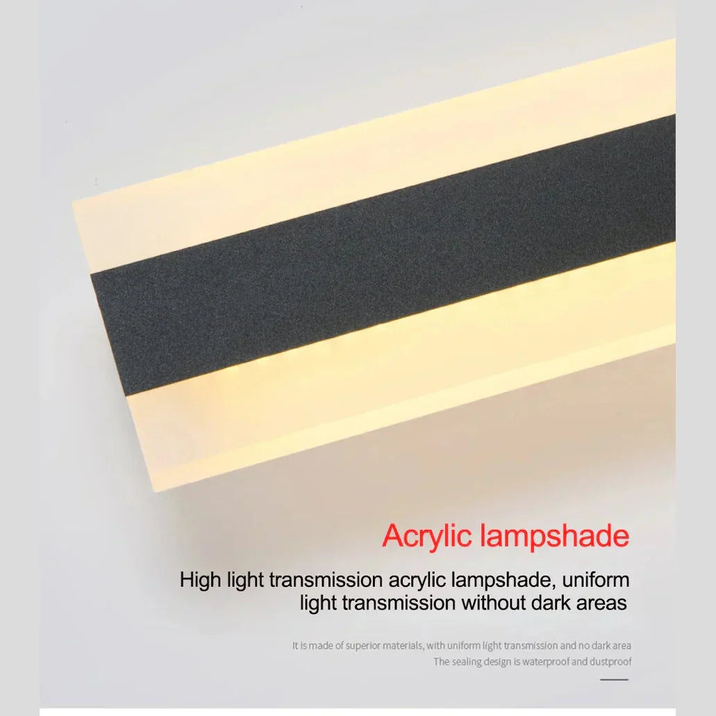 LumiGlow Utomhusvägglampa | Väderbeständig Modern Belysning för Trädgård Carvallo