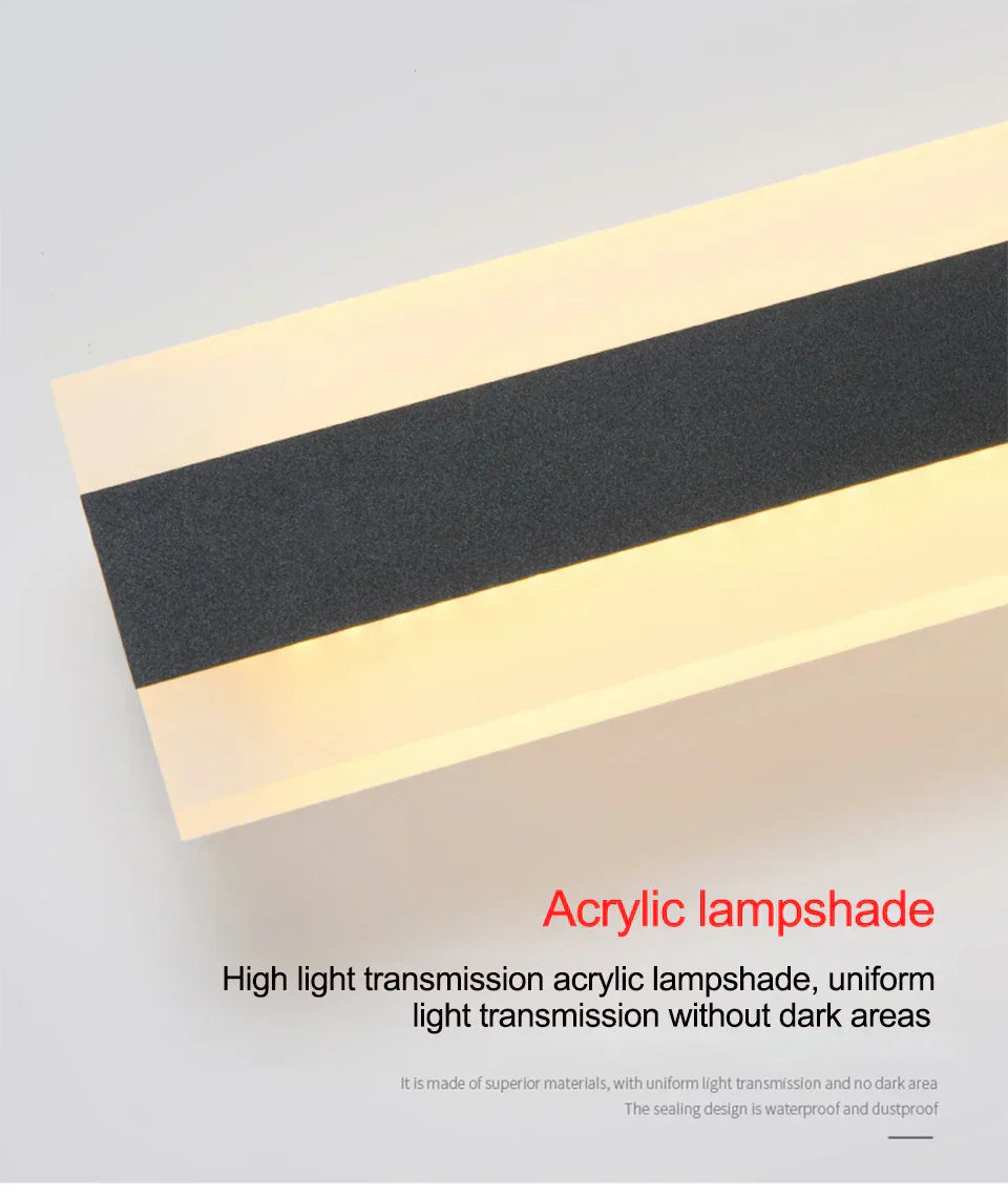 Utomhusvägglampa Modern Vattentät LED Lampa Carvallo