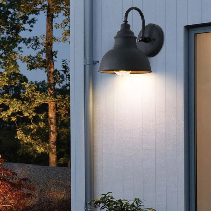 RetroGleam - Eleganta vattentäta vägglampor för utomhusutrymmen Carvallo