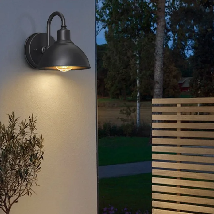 RetroGleam - Eleganta vattentäta vägglampor för utomhusutrymmen Carvallo