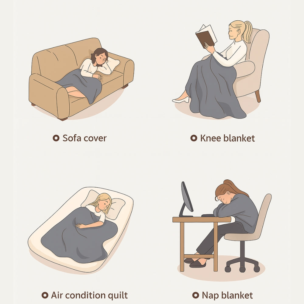 Vågig Rand Boho Sofföverdrag Carvallo