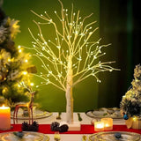 LED Bordsplacering Björk Dekorativt Träd Ljus Carvallo