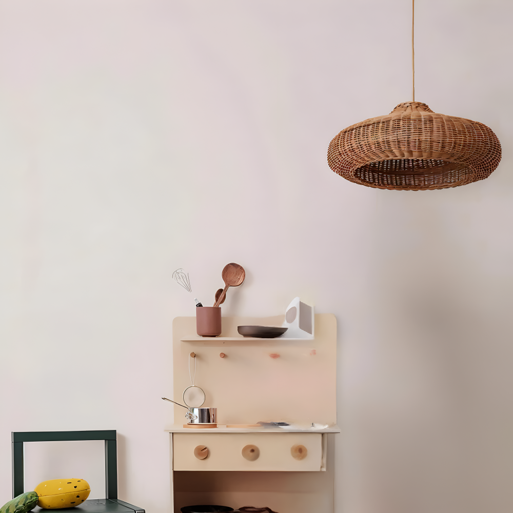 Bohème Taklampa – Handvävd Rattanlampa i Naturlig Design Hemnix