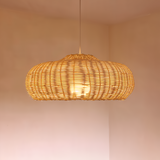 Bohème Taklampa – Handvävd Rattanlampa i Naturlig Design Hemnix