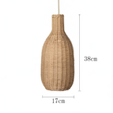 Bohème Taklampa – Handvävd Rattanlampa i Naturlig Design Hemnix