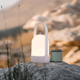 Uppladdningsbar bordslampa med touch-dimning - 3000K LED-ljus, 4 ljusstyrkenivåer, 4000mAh batteri Carvallo