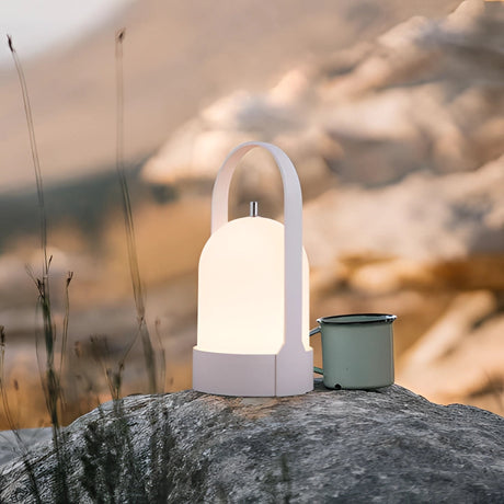 Uppladdningsbar bordslampa med touch-dimning - 3000K LED-ljus, 4 ljusstyrkenivåer, 4000mAh batteri Carvallo