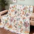 Wildflower Botanical Reverie Cotton Blanket Carvallo