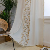 Willow Floral Elegance Fringed Gardin Carvallo