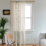 Willow Floral Elegance Fringed Gardin Carvallo