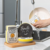 ScrubMaster – Set med 4 roliga kökssvampar för enkel diskning Carvallo