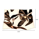 Skrynklig Rostfritt Stål Obsidian Bricka Carvallo