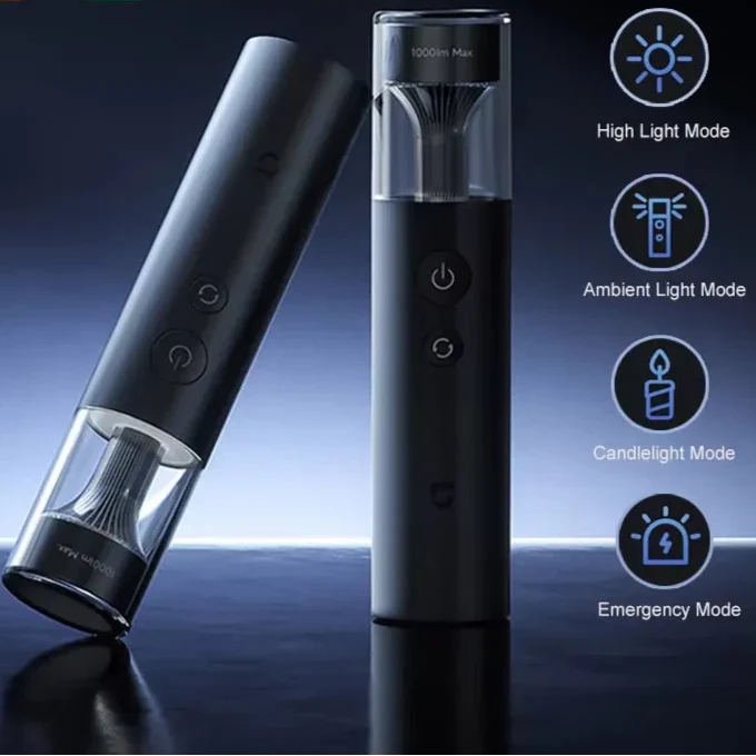 Royallure 1000 Lumen Bärbar Ficklampa med 30 timmars batteritid, Lättviktig Carvallo