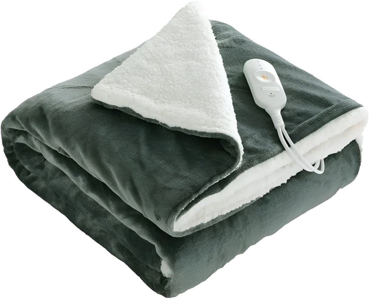 Flanell Elektrisk Värmefilt Helkroppsvärmare Timer 180 x 130 Carvallo