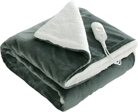 Flanell Elektrisk Värmefilt Helkroppsvärmare Timer 180 x 130 Carvallo