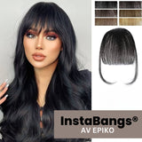 InstaBangs® Clip-on-lugg-Hemnix-Svart-Hemnix